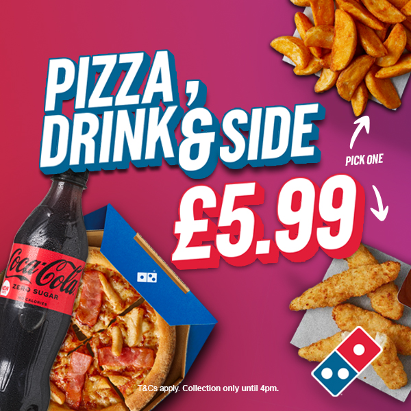 exclusive offer for dominos pizza