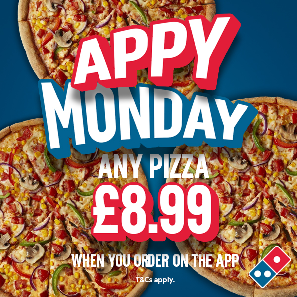 exclusive offer for dominos pizza