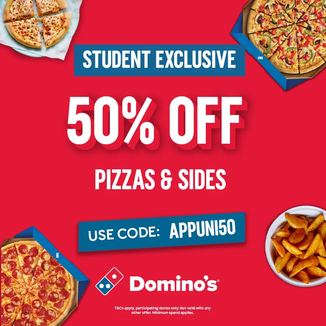 exclusive offer for dominos pizza