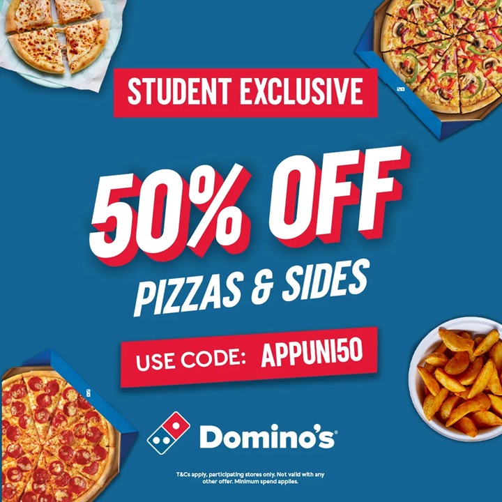 exclusive offer for dominos pizza