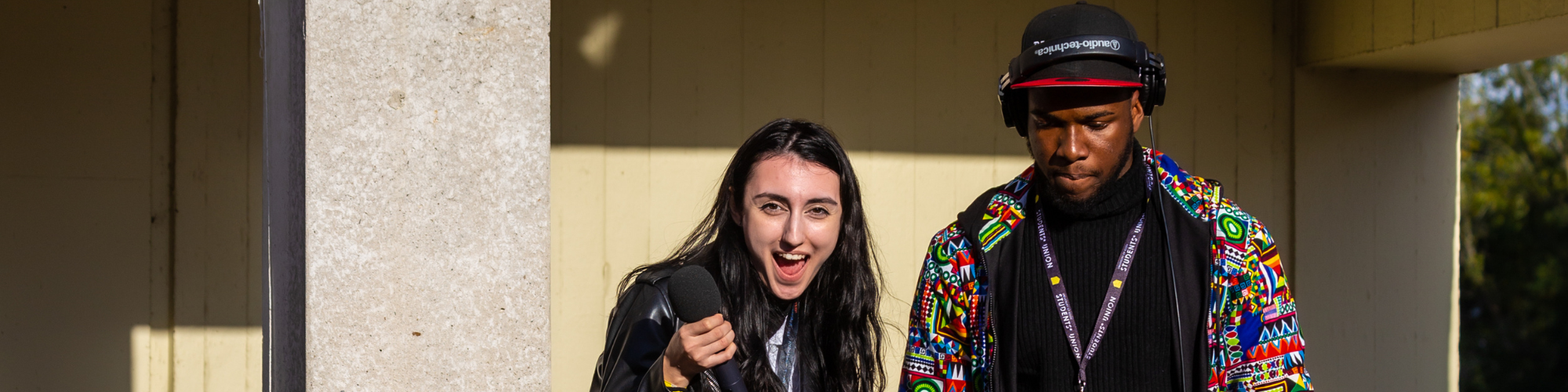 Two Rebel DJs at SU Freshers Fair