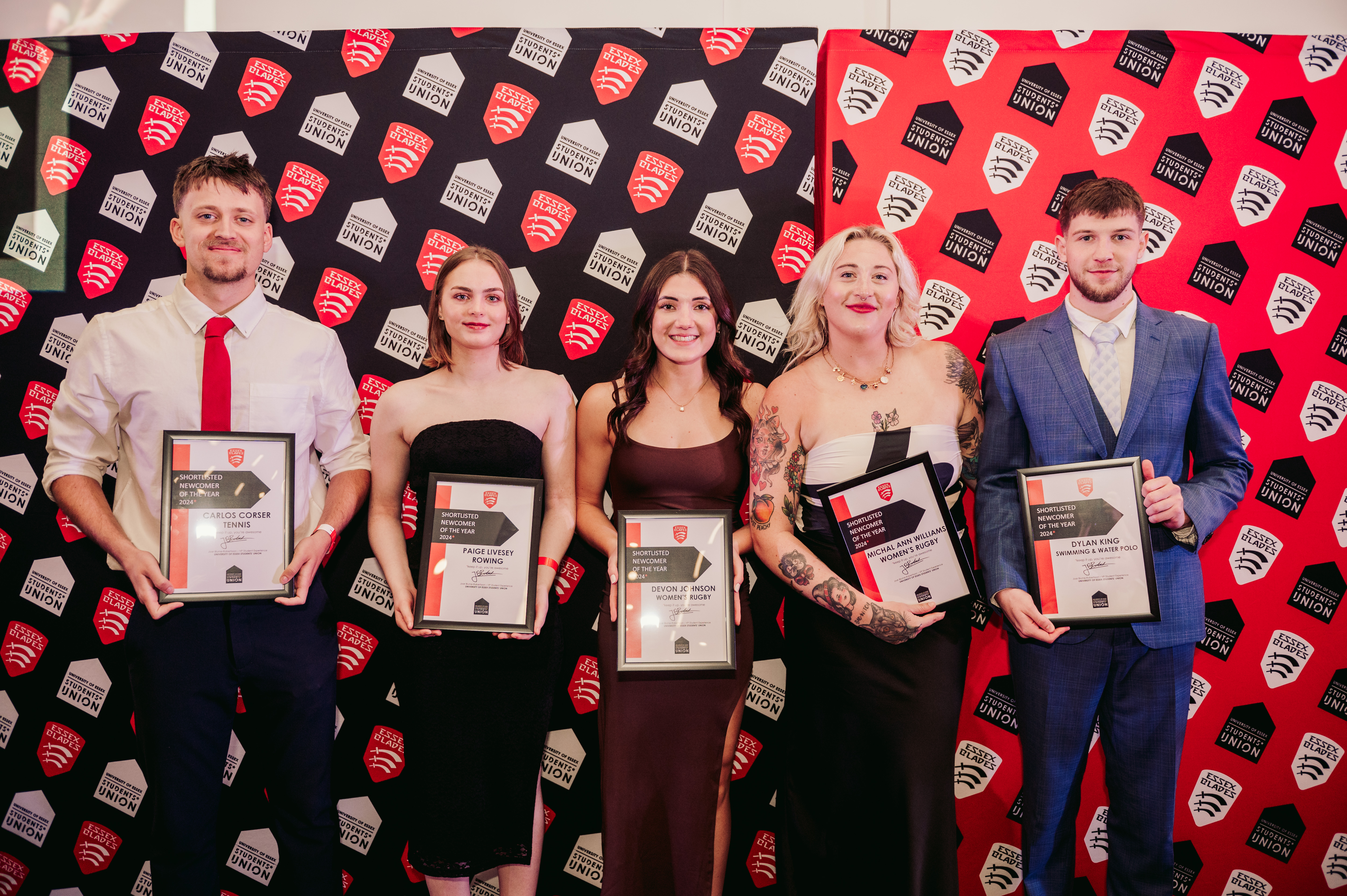 Newcomer of the year sports awards shortlist 2024