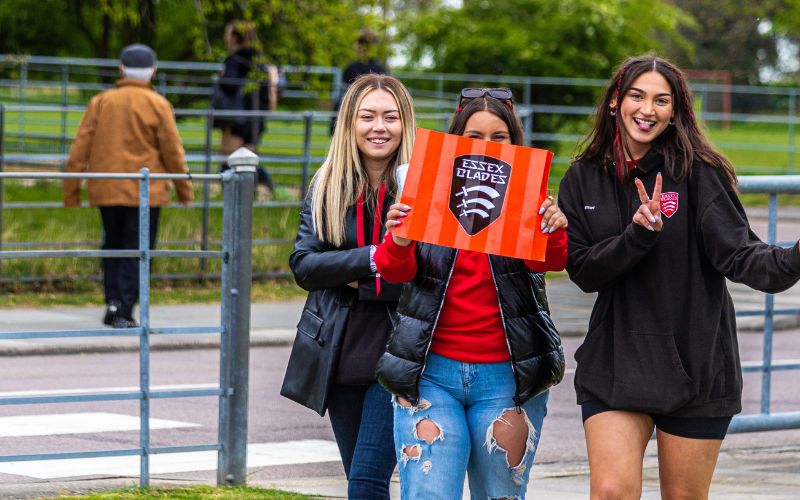 essex su blades fans at derby day