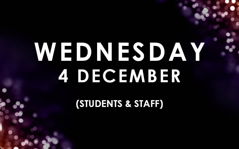 Wednesday 4 December