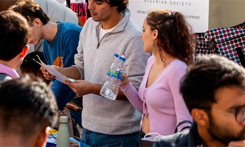 Essex freshers fair stall