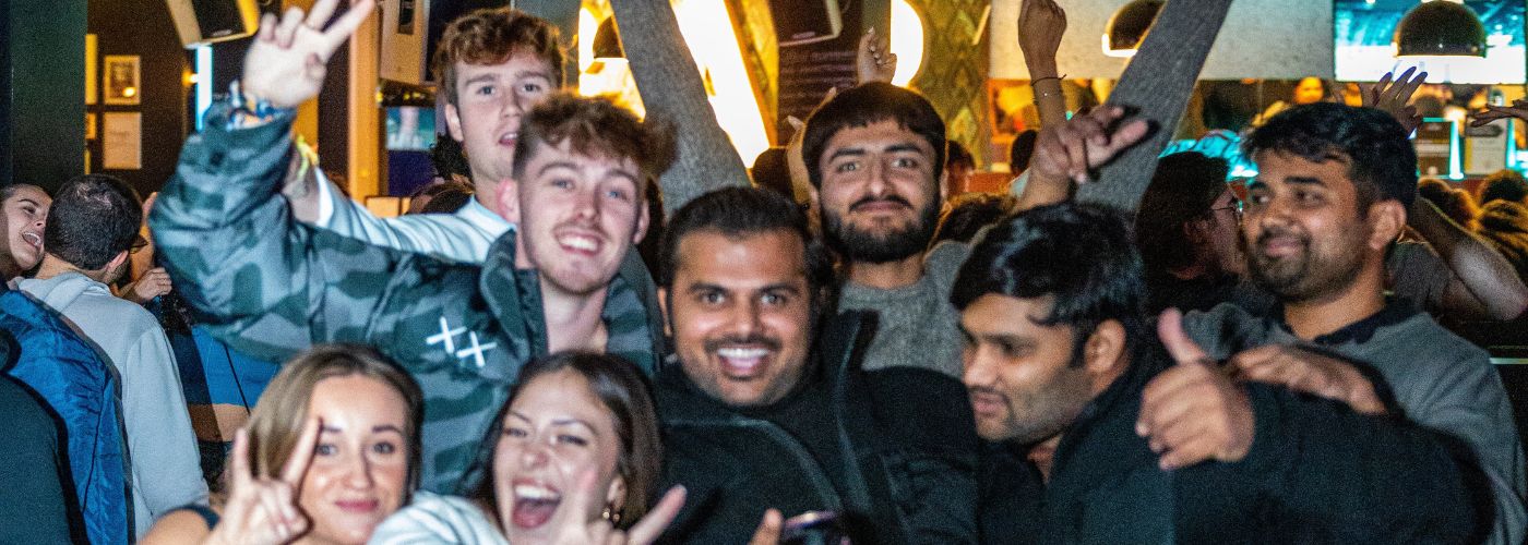 Essex students at SU Bar